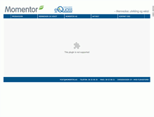 Tablet Screenshot of momentor.as