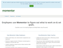 Tablet Screenshot of momentor.com
